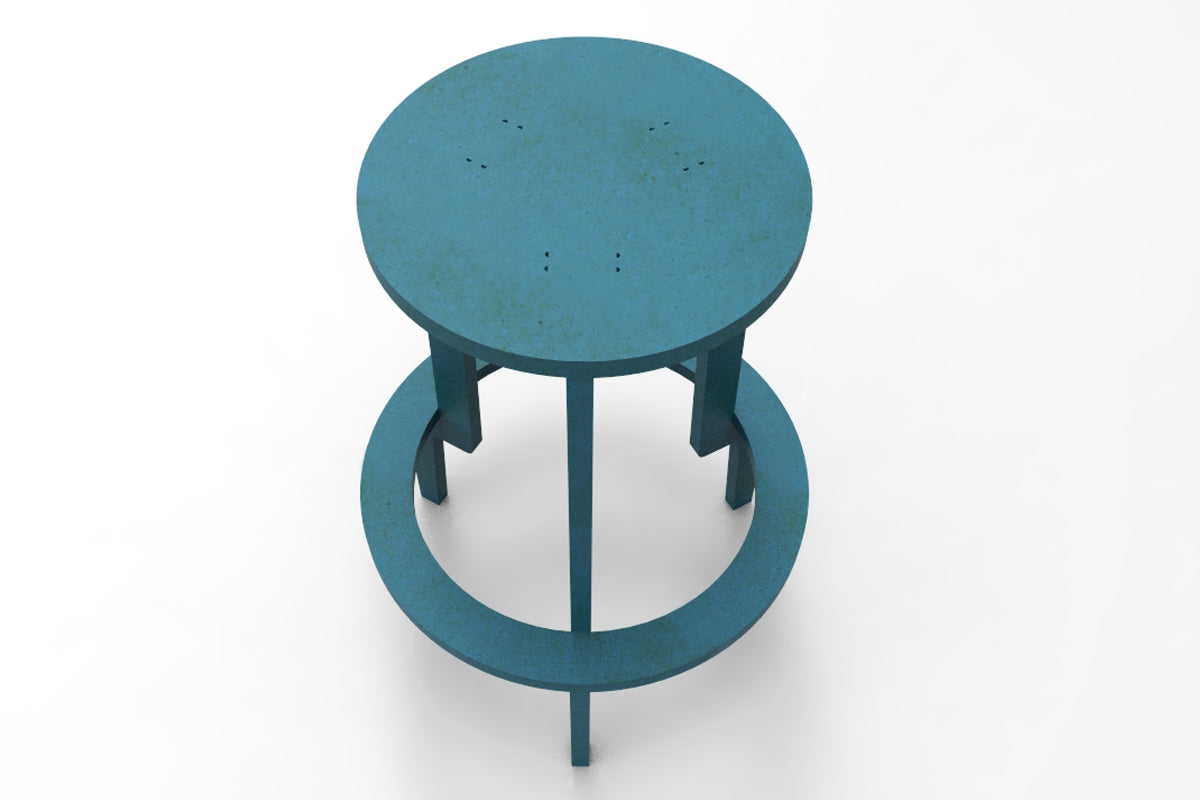 Cyrcus Design S-Tool sgabello MDF colorato basso alto