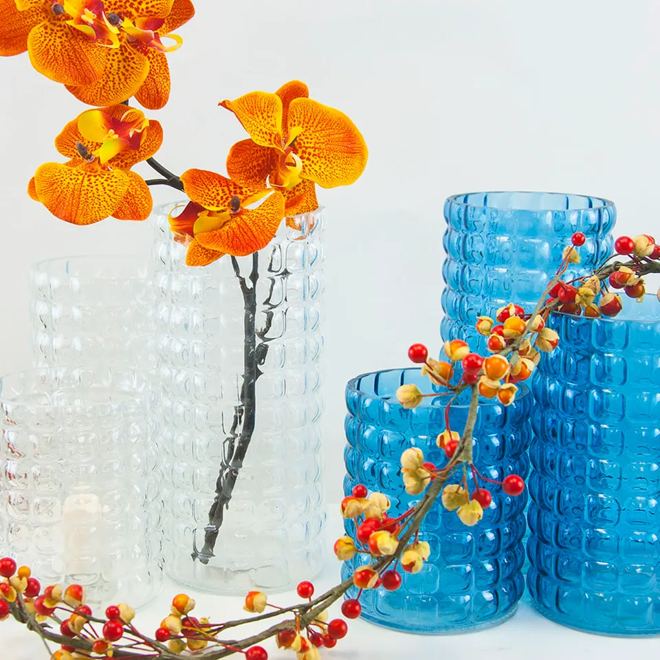 Galore Home Bubble vaso vetro Clear 18-0835 18 pezzi