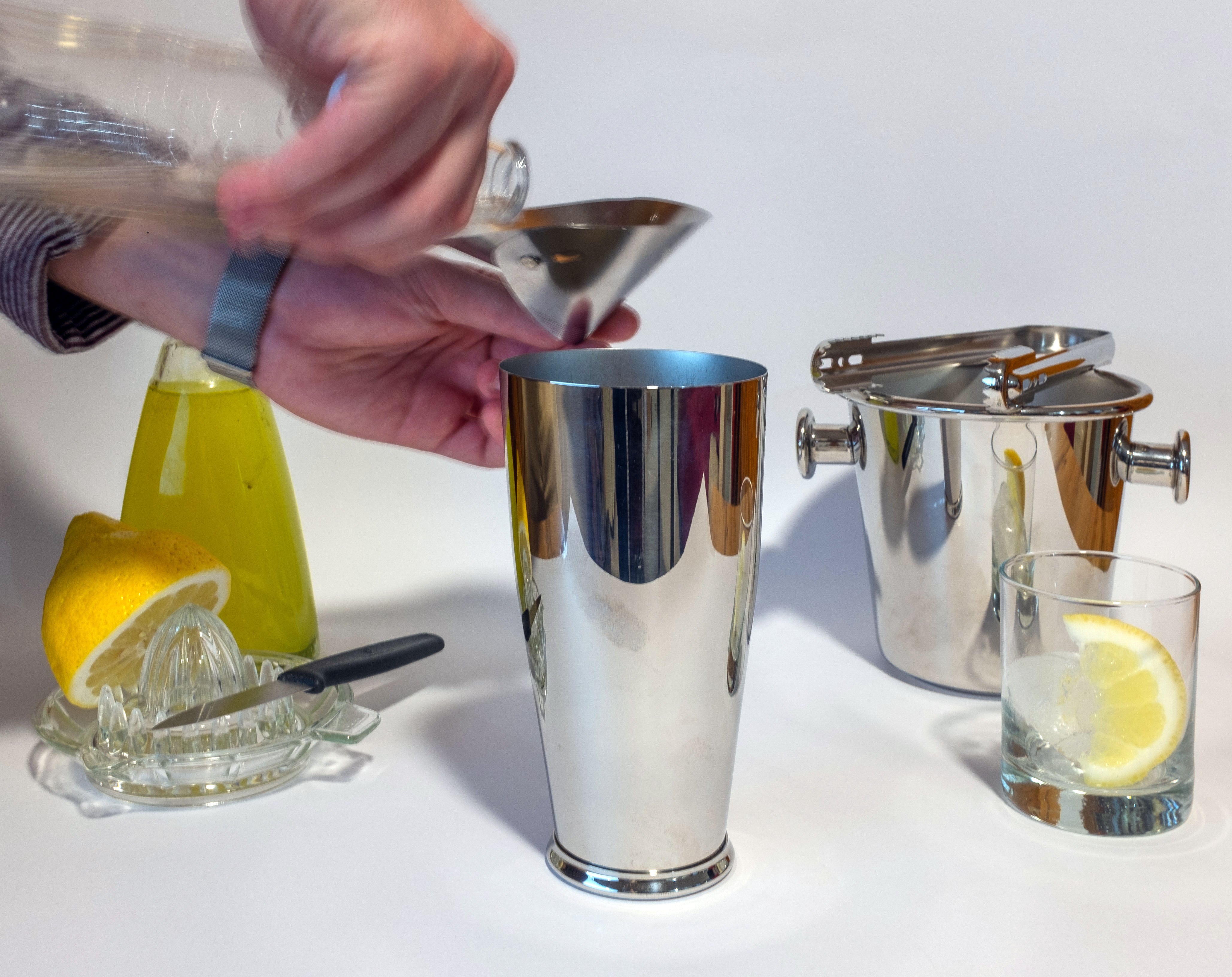 Cyrcus Design Misurino per cocktail acciaio supermirror