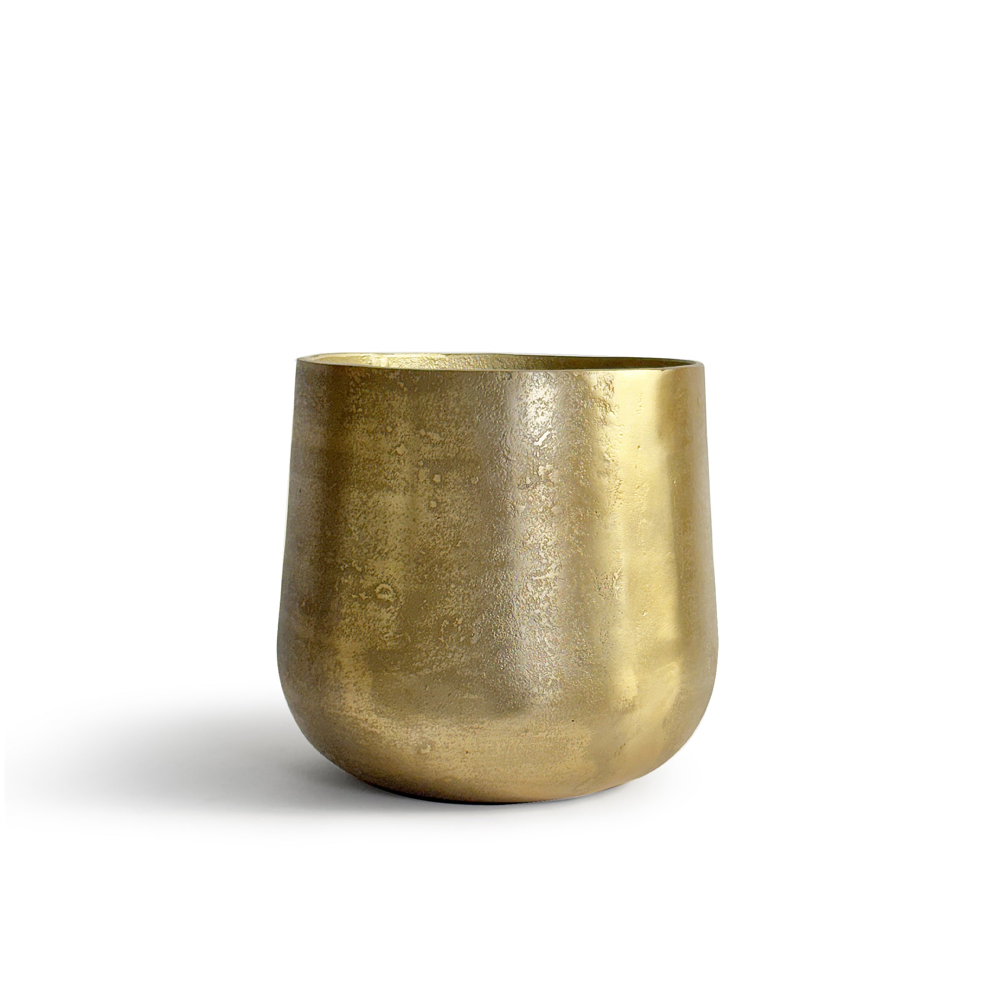 Galore Home Meridian Fioriera Alluminio Piccola Oro