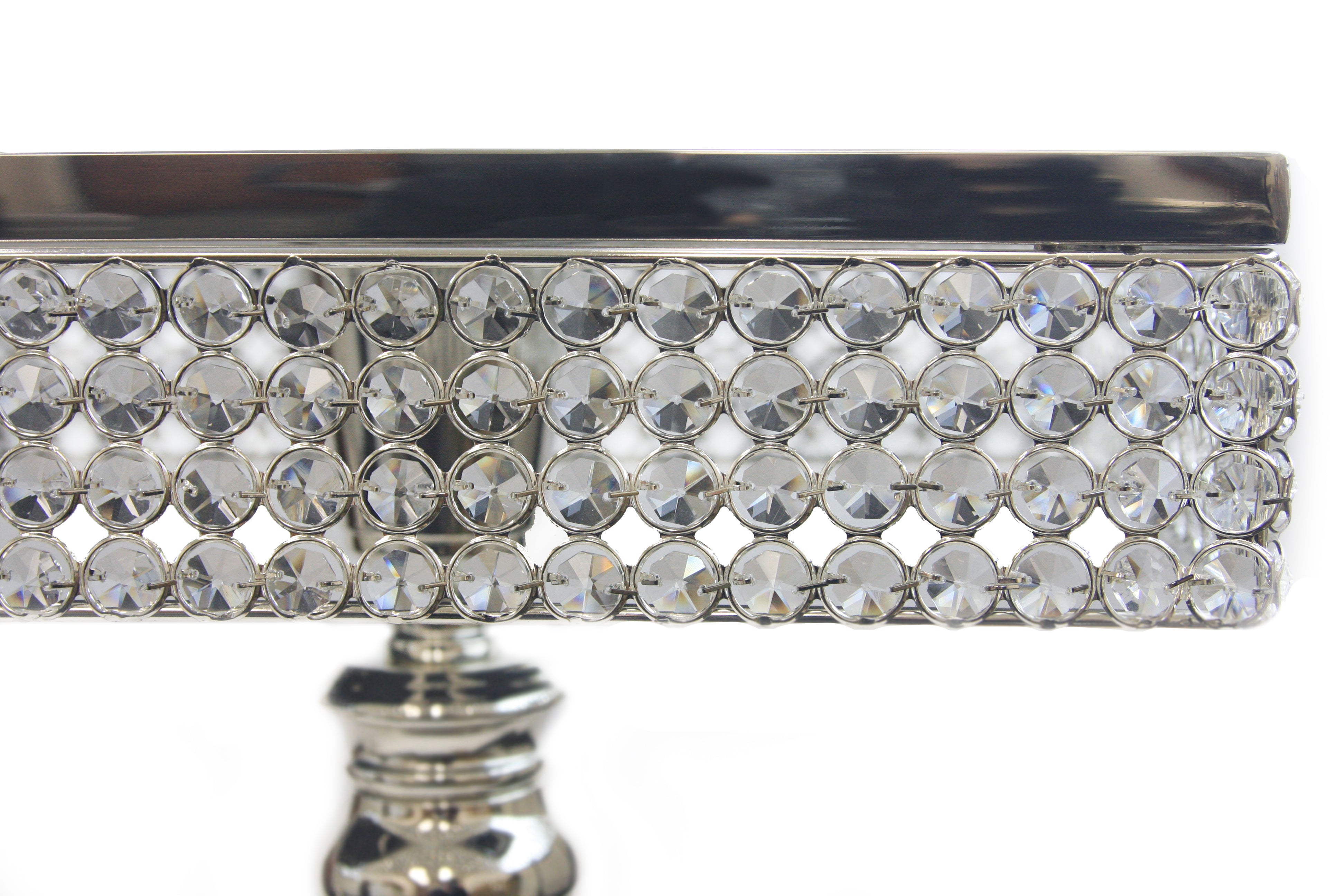 Galore Home Crystal Console Table consolle specchiata
