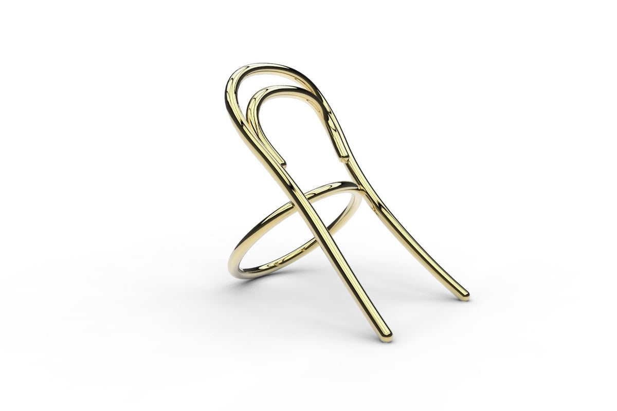 Cyrcus Design Omaggio a Thonet anello bronzo sedia miniatura