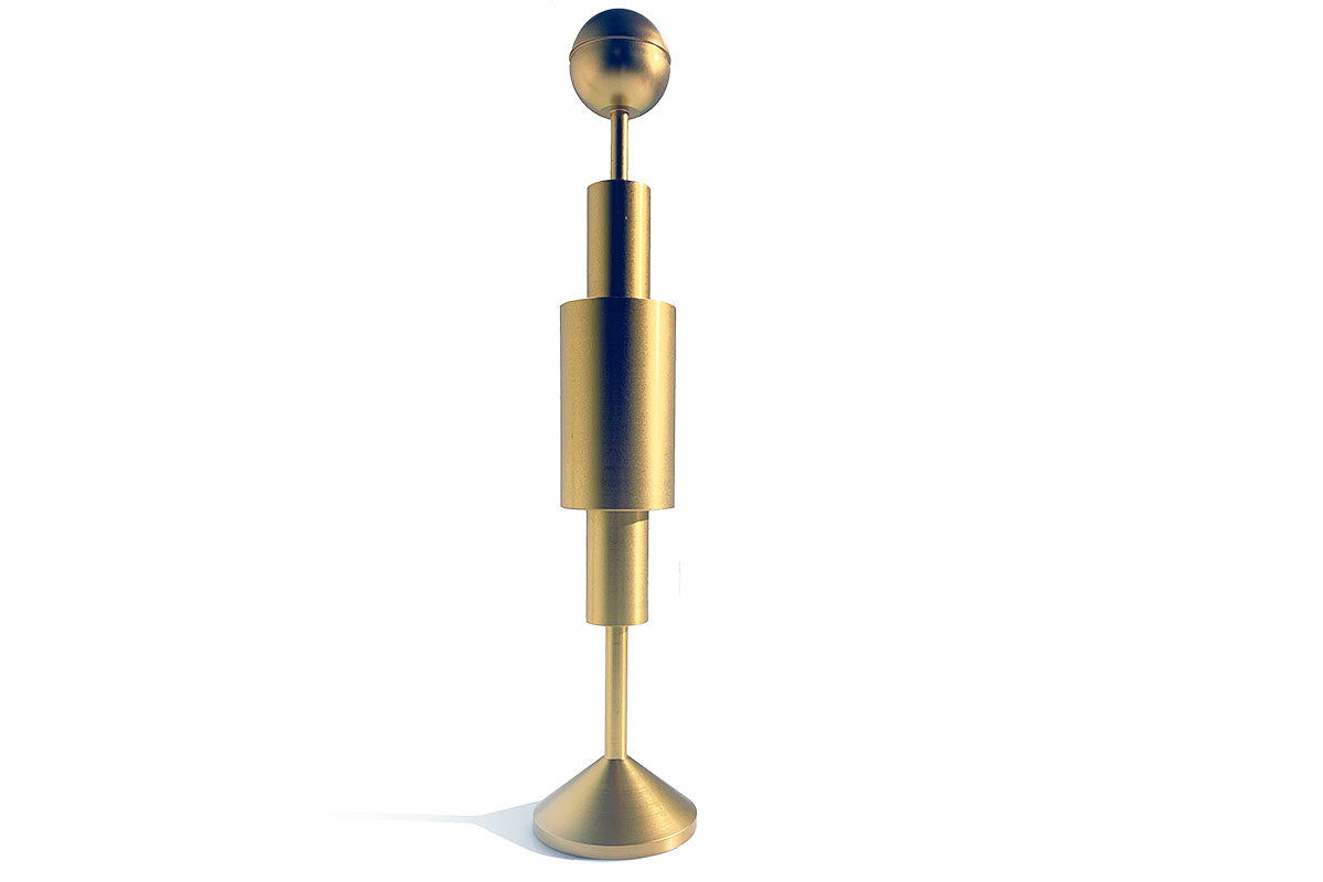 Cyrcus Design Odd'Io scultura da tavolo alluminio oro