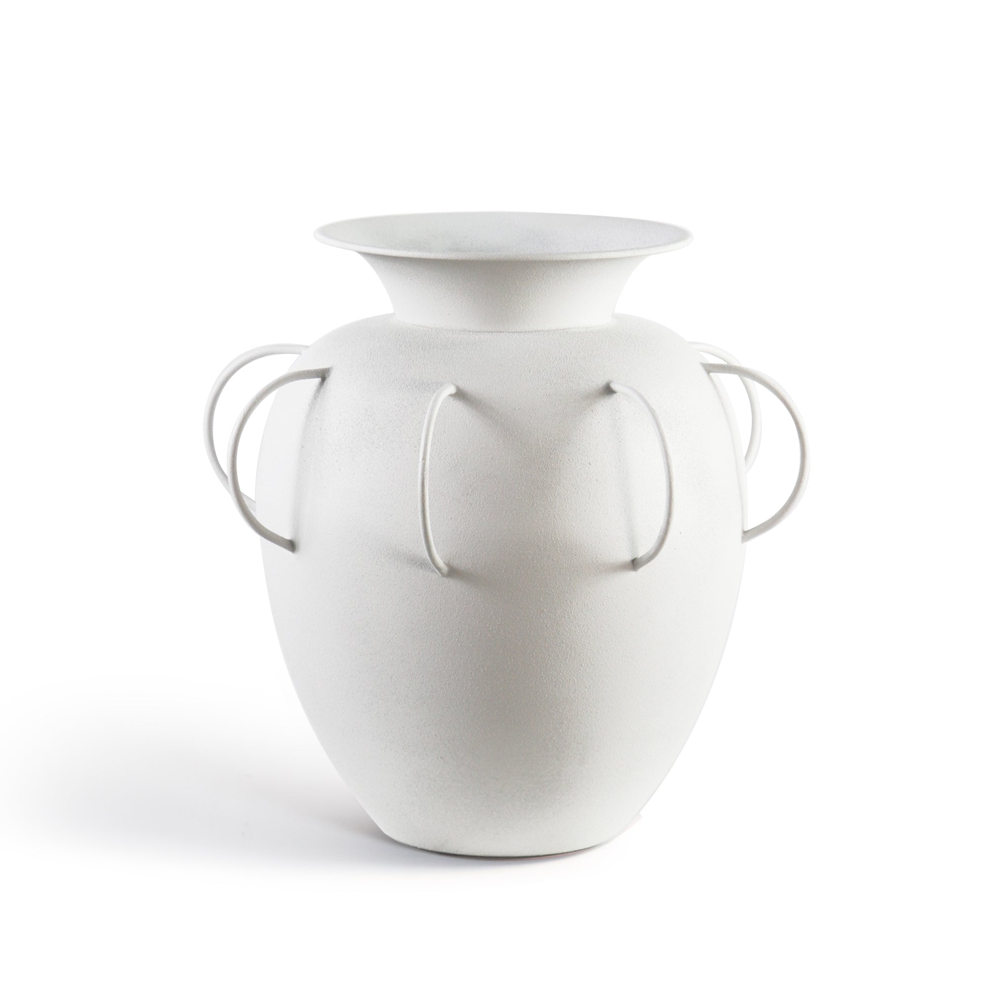 Galore Home Aurea Jar vaso in metallo nero opaco