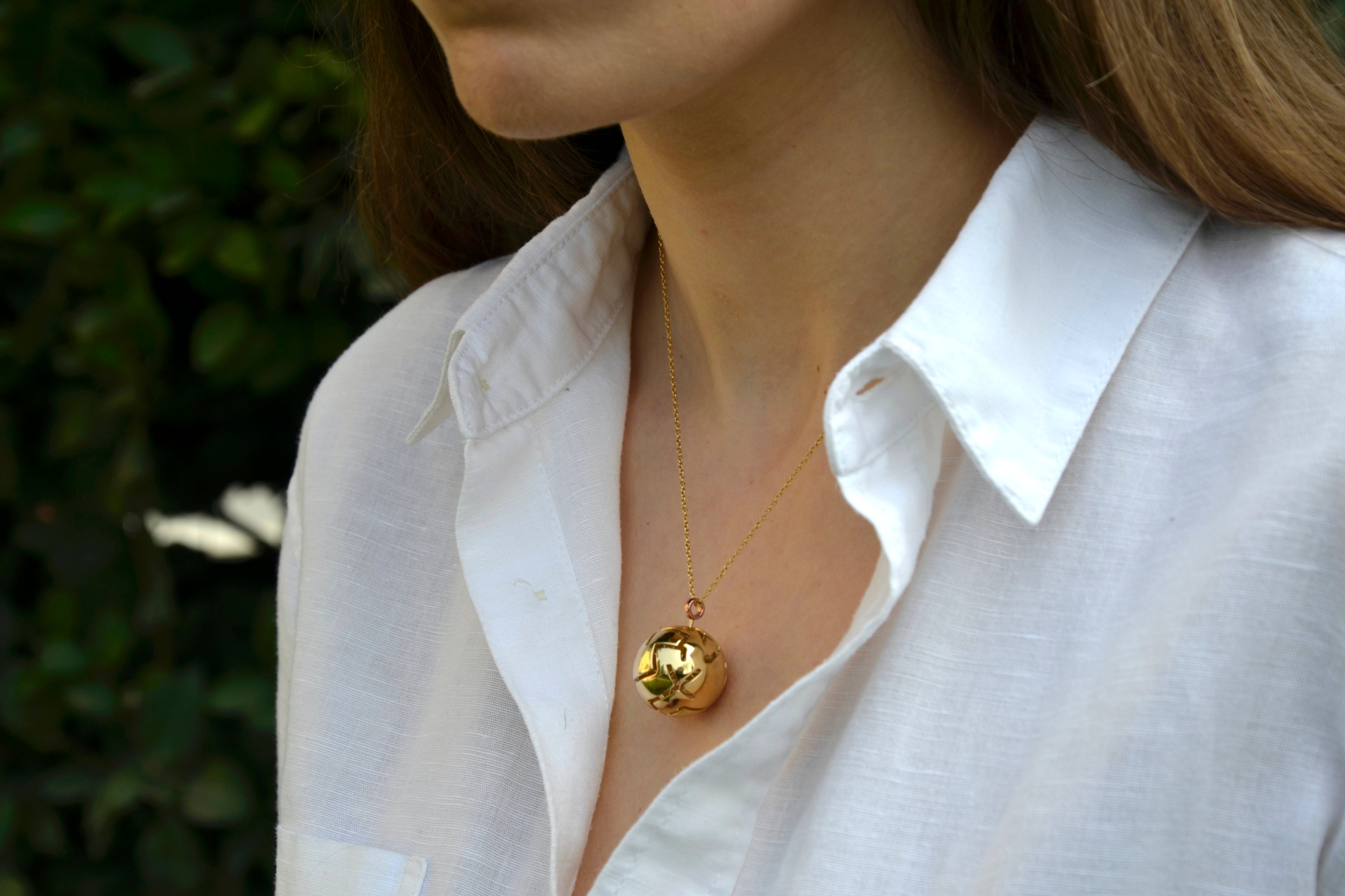 Cyrcus Design Viaduscita collana oro giallo 18kt