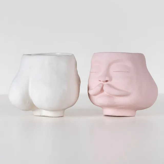Atelier Alida Ceramiche Funny Vase Uomo vaso gres 1/101