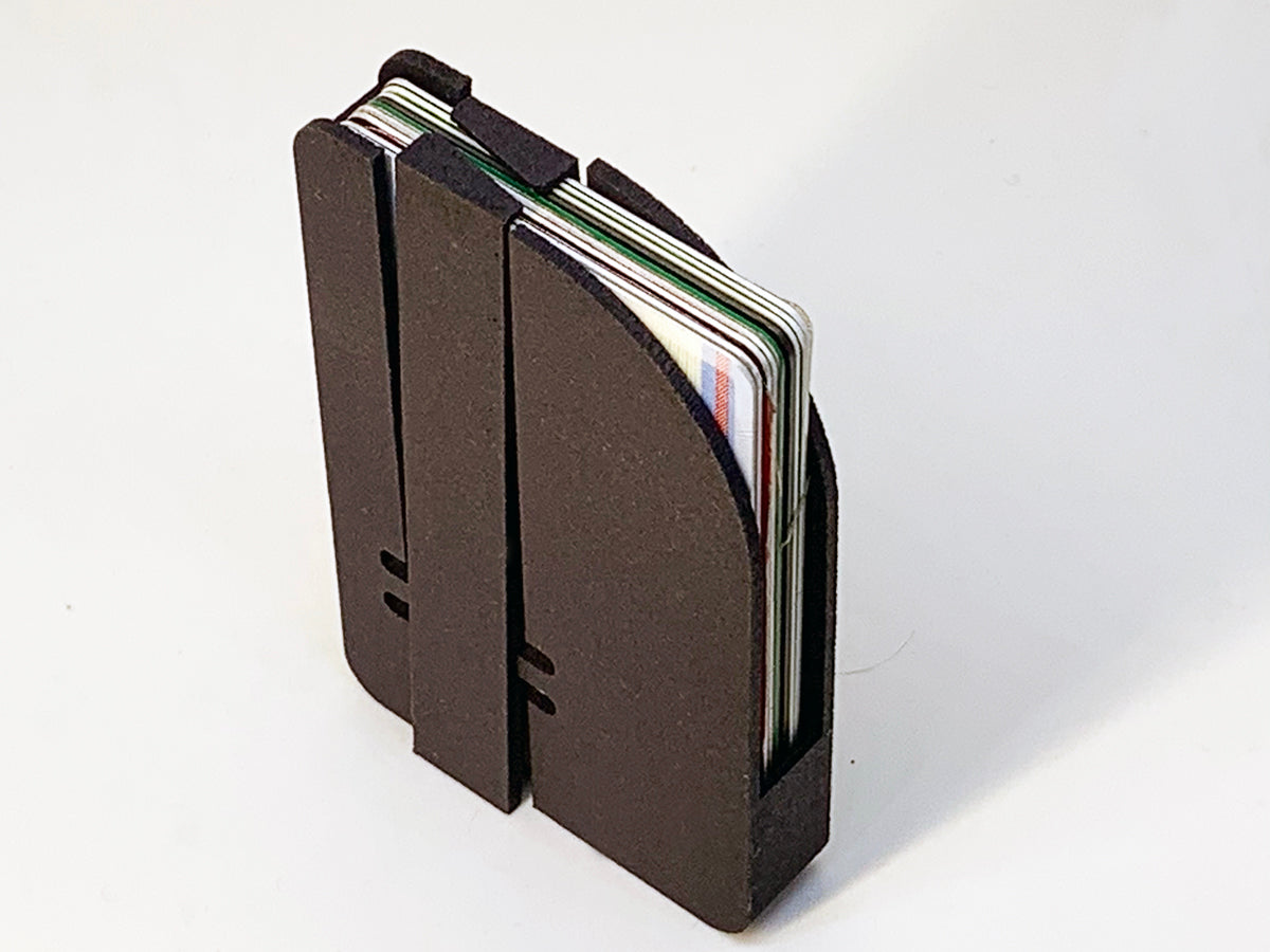 Cyrcus Design Boxellino Smart portacarte nylon nero 9 cm