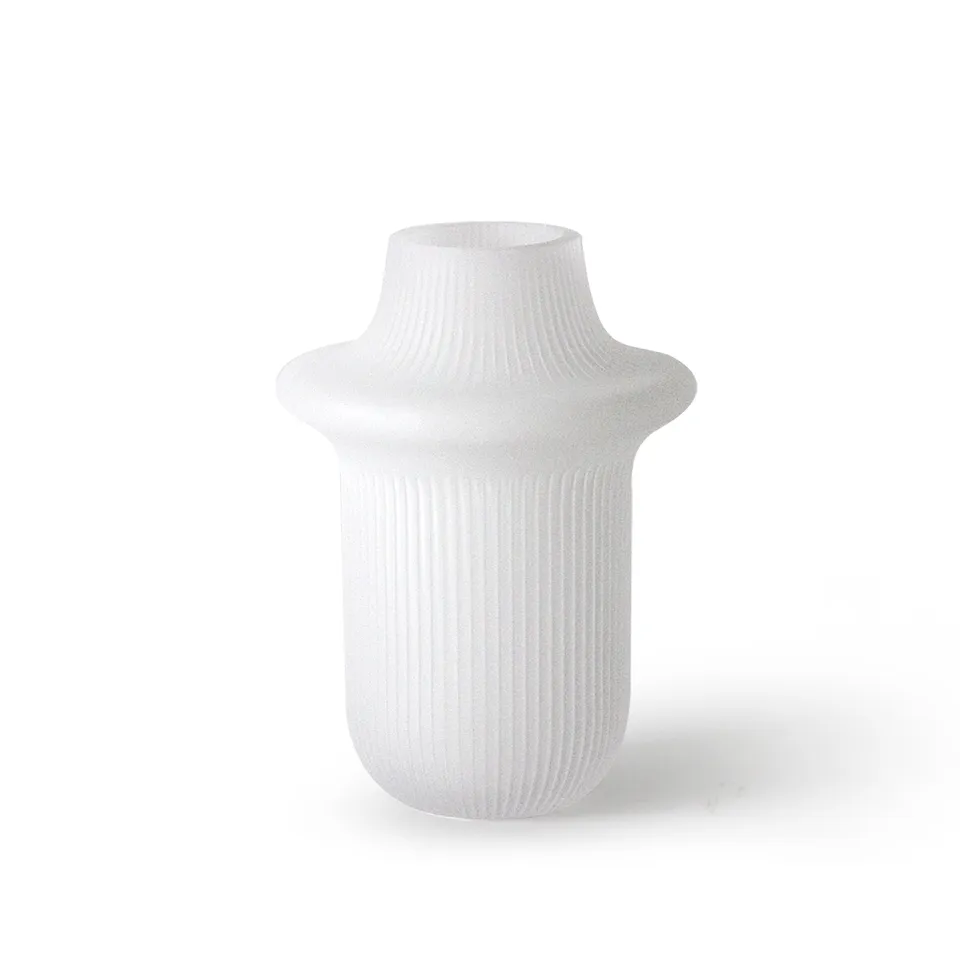 Galore Home Topper vaso vetro trasparente a disco