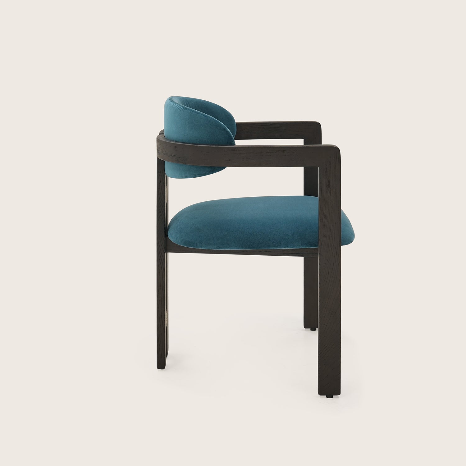 Galore Home Luxe Diner sedia pelle grigia 81 cm