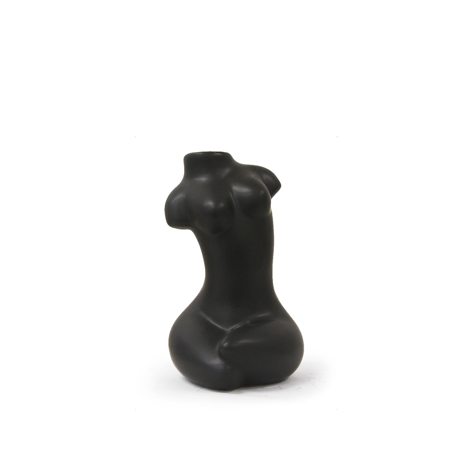 Galore Home Model Vase vaso ceramica nero opaco small