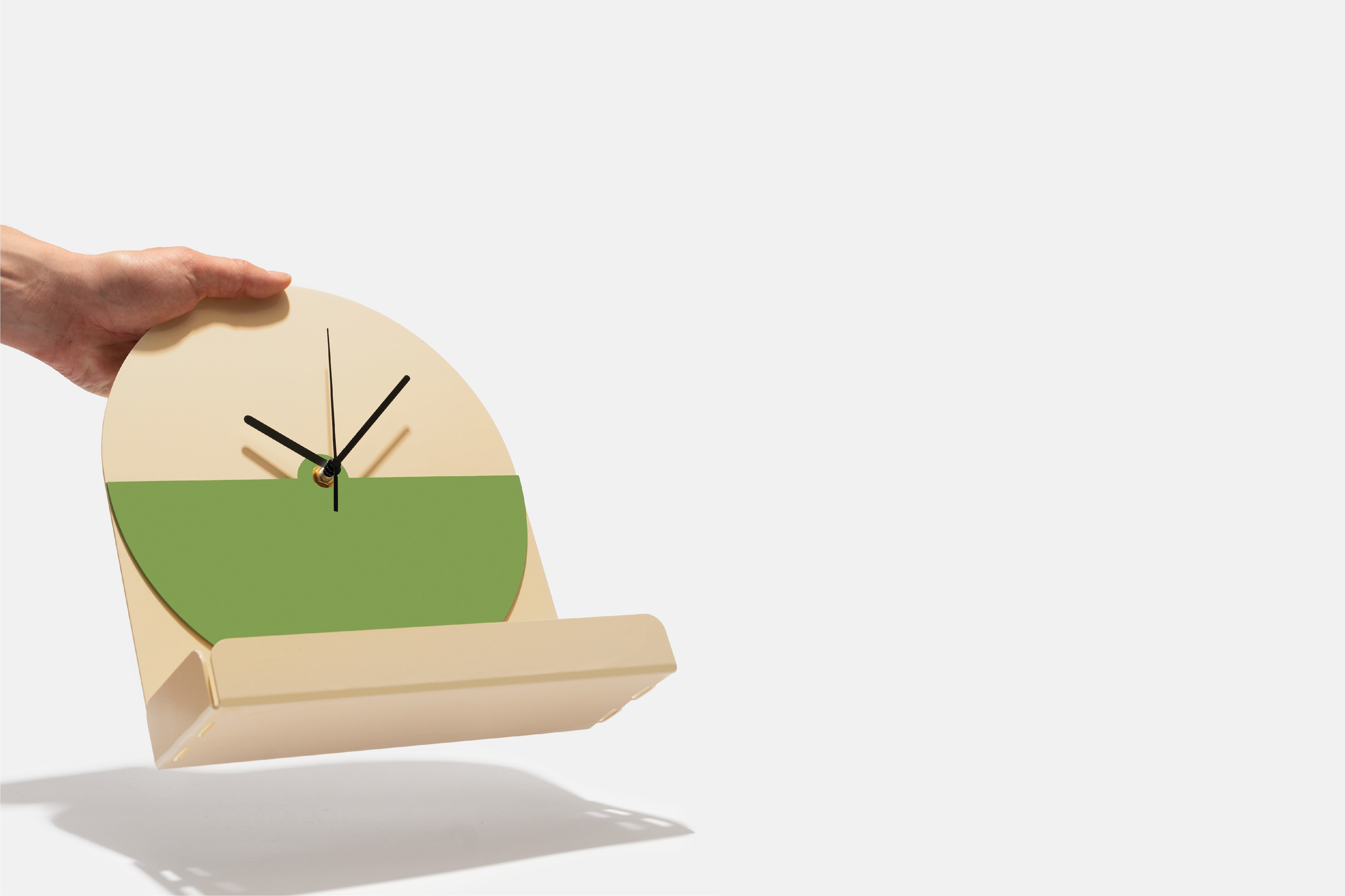 Cyrcus Design Taac! orologio svuotatasche verde avorio acciaio