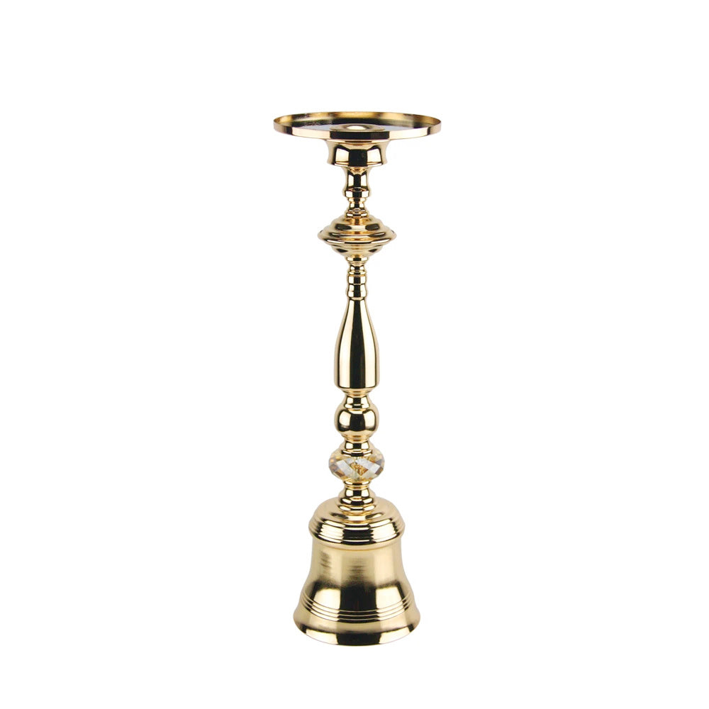 Galore Home Pillar portacandele metallo oro Small
