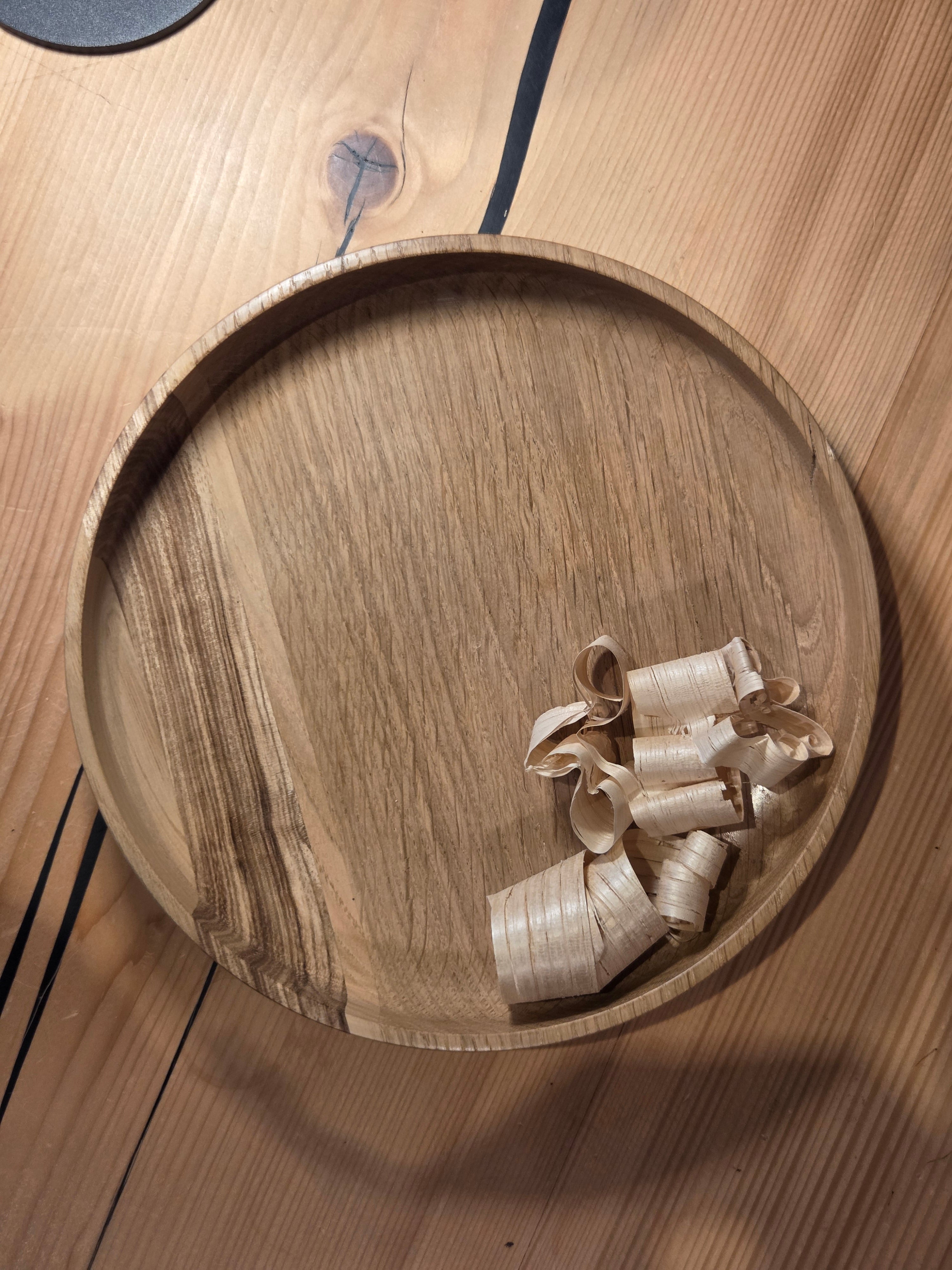 Il Nido del Picchio ciotola rovere beli 22 cm svuotatasche legno