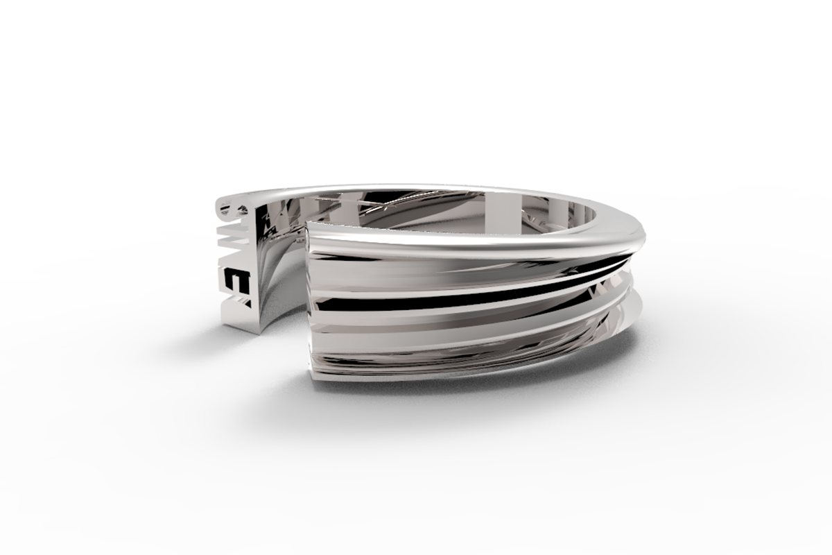 Cyrcus Design Anellove bracciale nylon bianco personalizzato