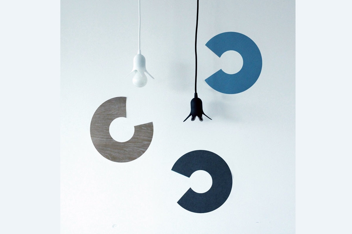 Cyrcus Design Graffetta lampada nylon nero