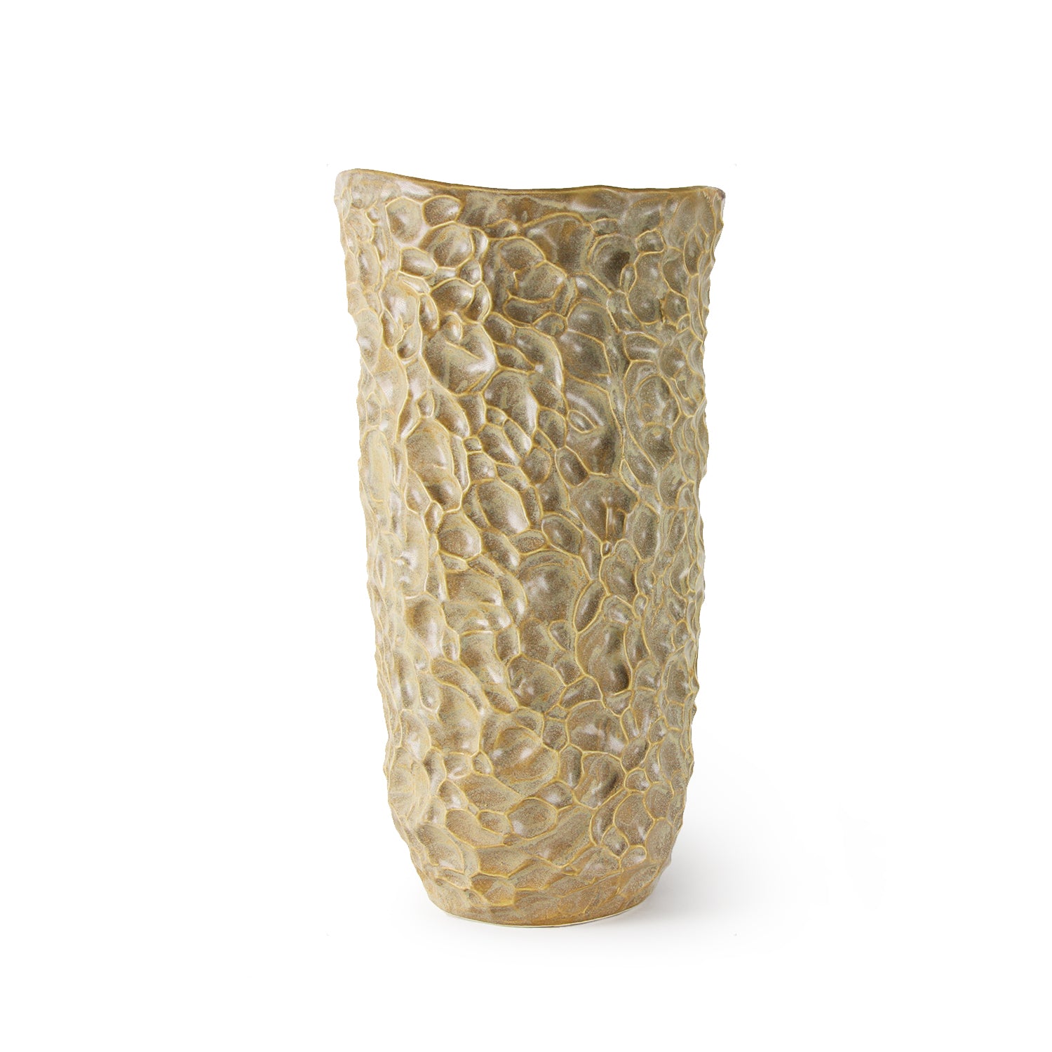 Galore Home Urbane Vaso Ceramica Nero Large Testurizzato