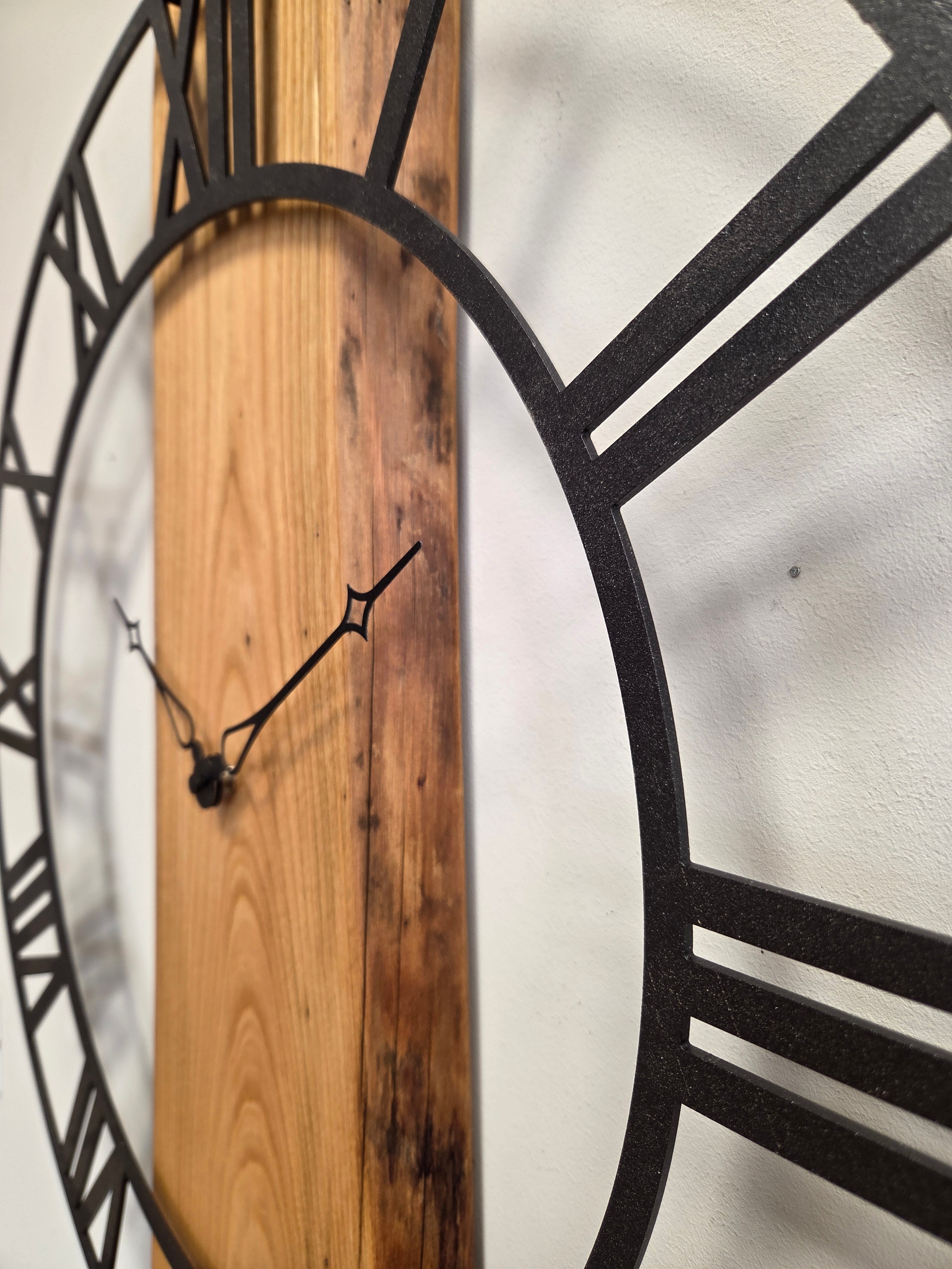 Il nido del picchio Orologio ciliegio 60 cm numeri romani