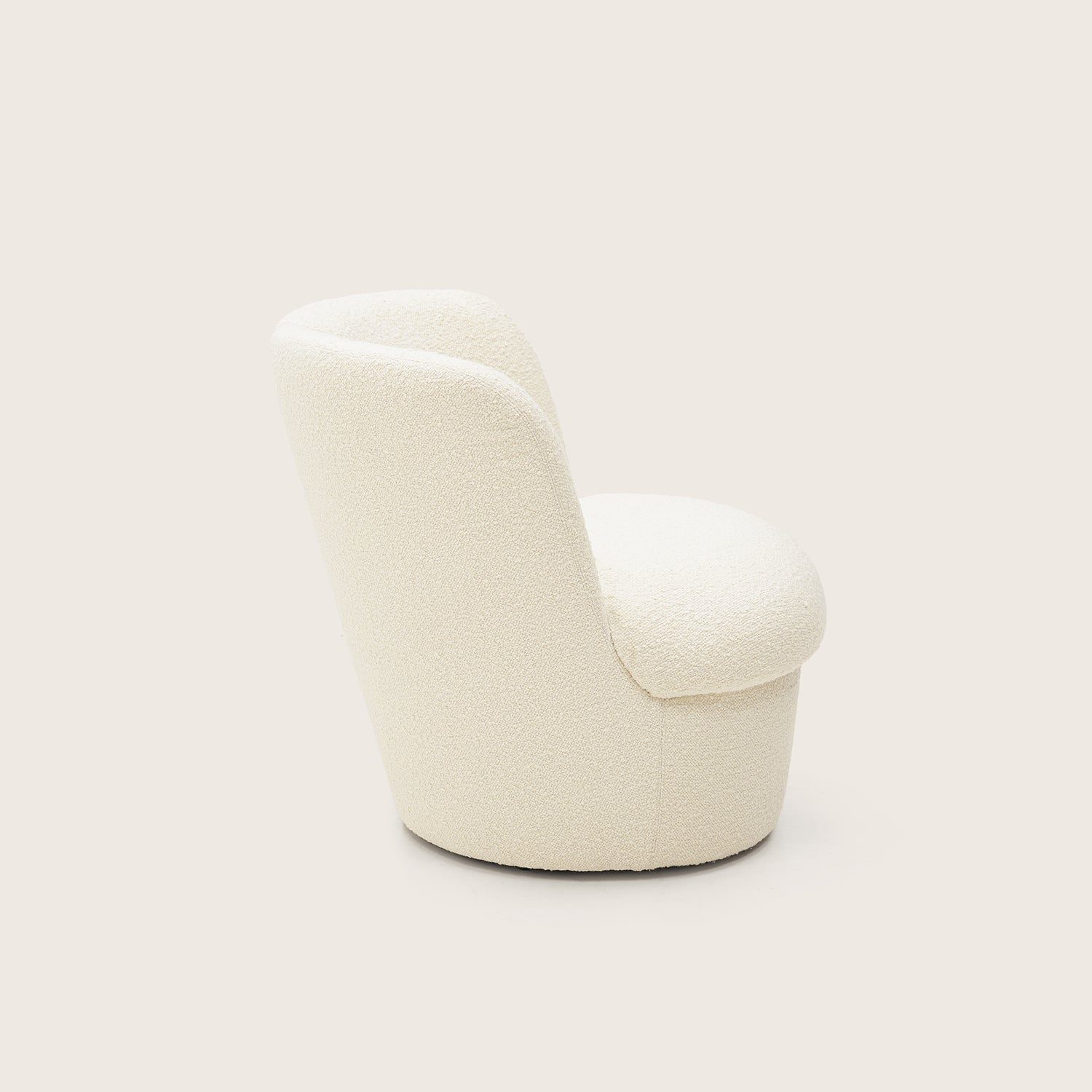 Galore Home Bliss poltrona bouclé grigia imbottita