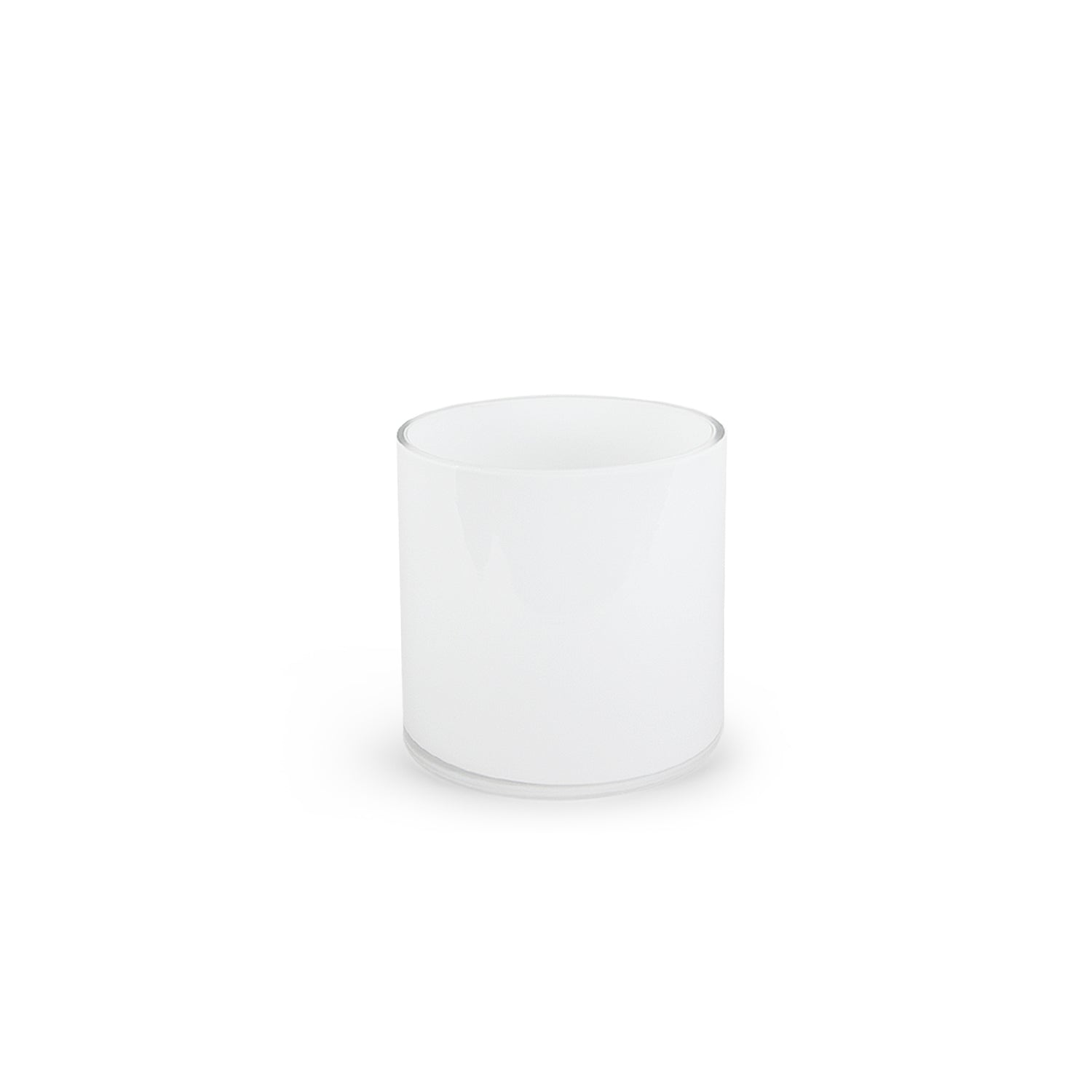 Galore Home vaso vetro cilindro bianco opaco 81cm