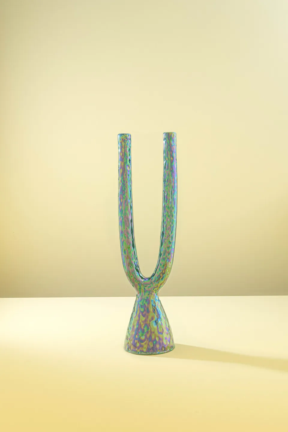 Ceramica Gatti 1928 Gamma C502 candeliere madreperla 54 cm
