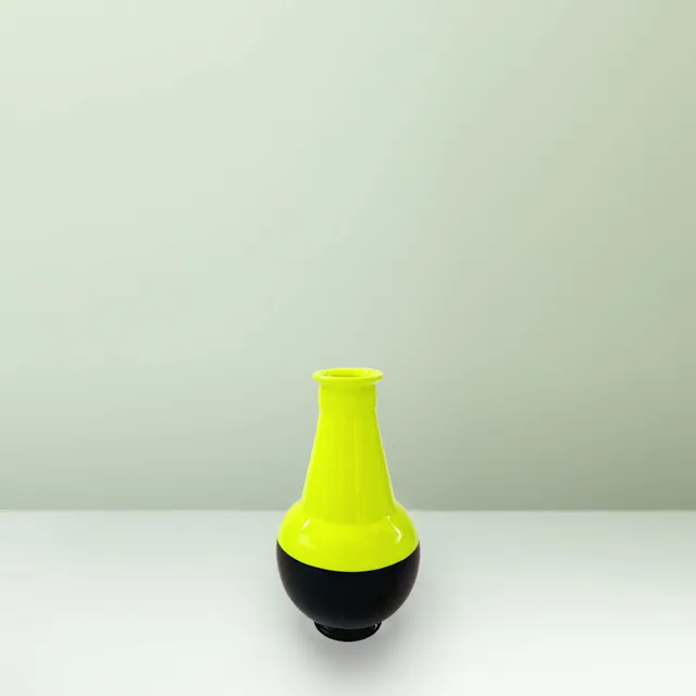 Ceramica Gatti 1928 Motor Valley Vaso Fluo Medio MV16 giallo nero