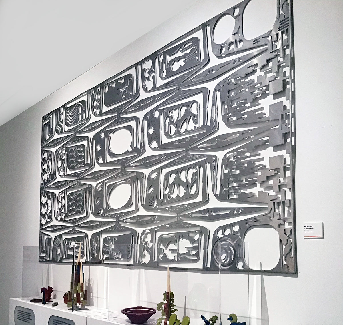 Cyrcus Design Big Nesting scultura alluminio firmata
