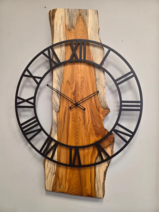 Il nido del picchio orologio da parete legno di tasso 85 cm