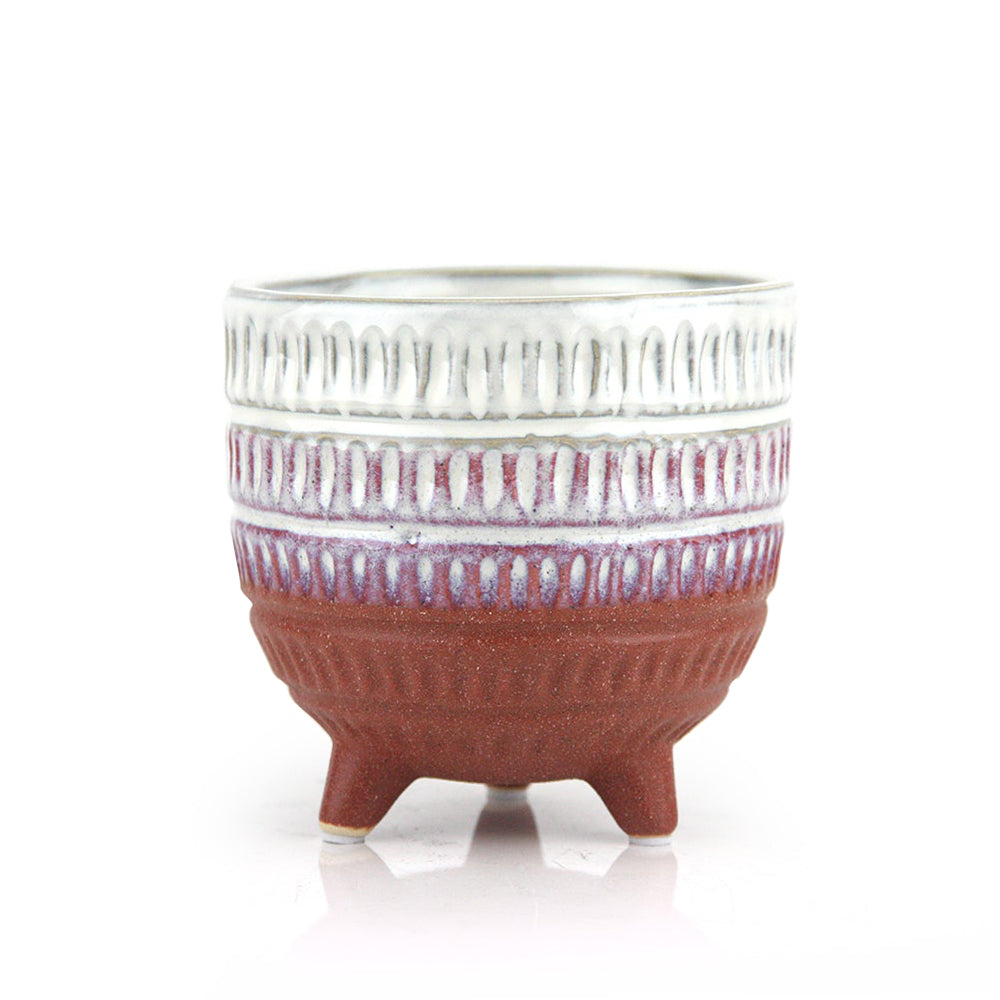 Galore Home Bohemian portavasi ceramica sabbia set 3 pezzi