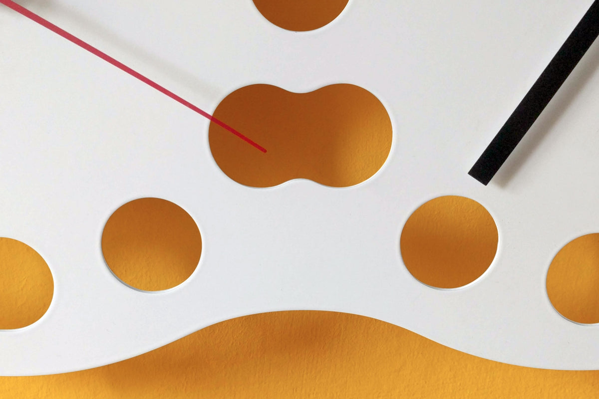 Cyrcus Design Jetlag orologio parete doppio fuso acciaio