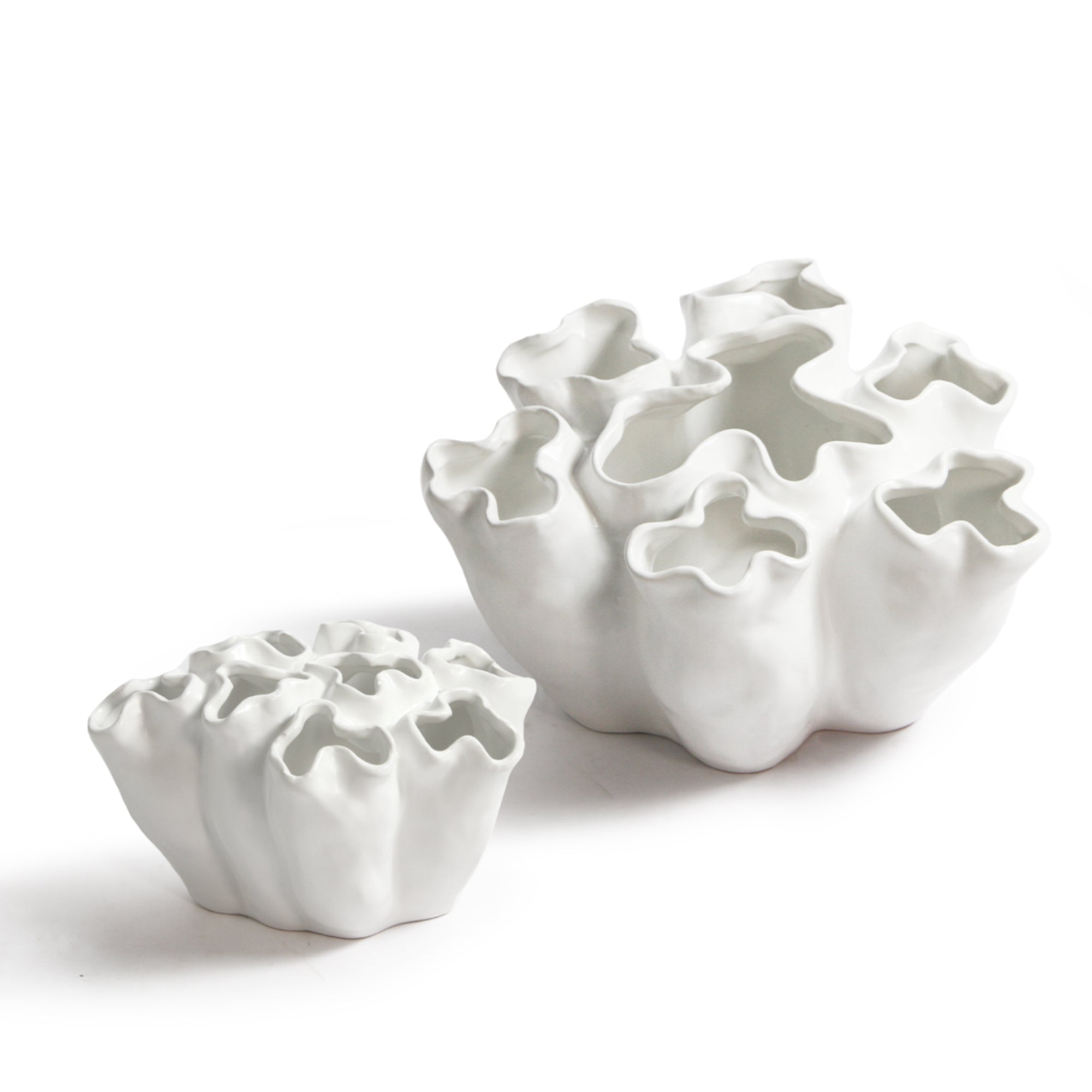 Galore Home Fleur Cluster CCE35 vaso bianco grande