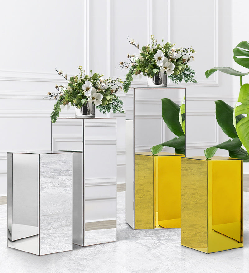 Galore Home Mirror Block G3034 colonna specchio argento