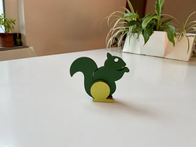 Cyrcus Design Squirrel scultura scoiattolo alluminio anodizzato