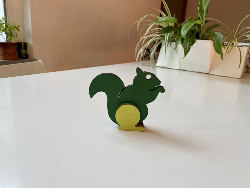 Cyrcus Design Squirrel scultura scoiattolo alluminio anodizzato