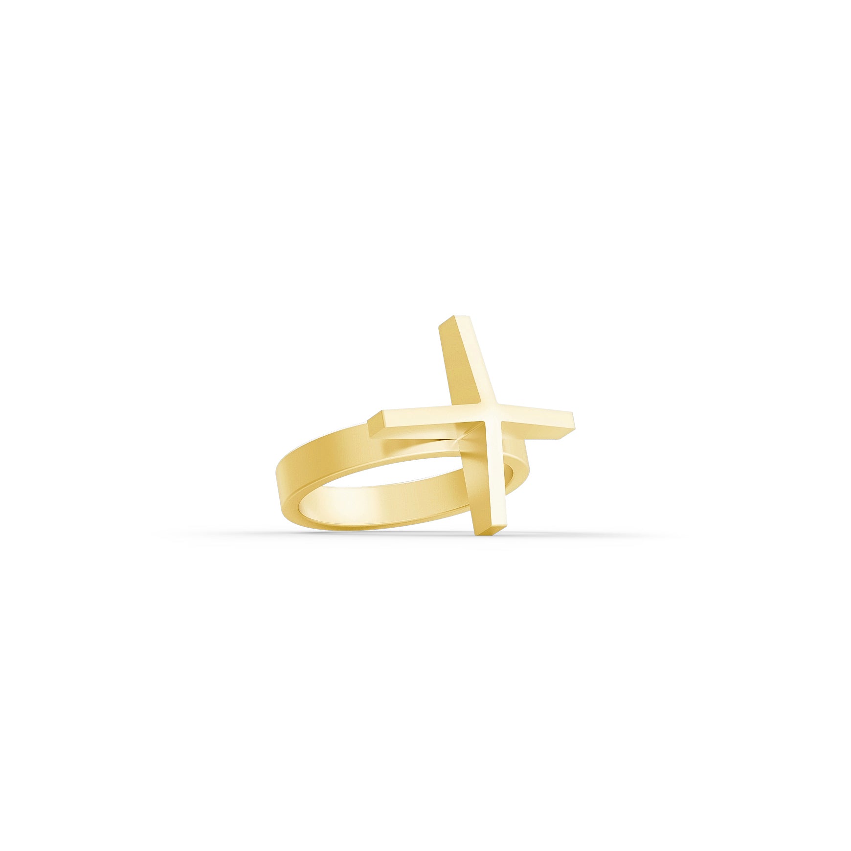 Cyrcus Design Cruss anello acciaio bronzato