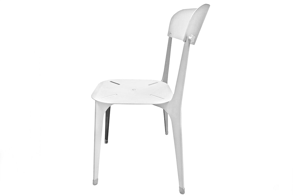 Cyrcus Design Eura sedia impilabile alluminio multicolor
