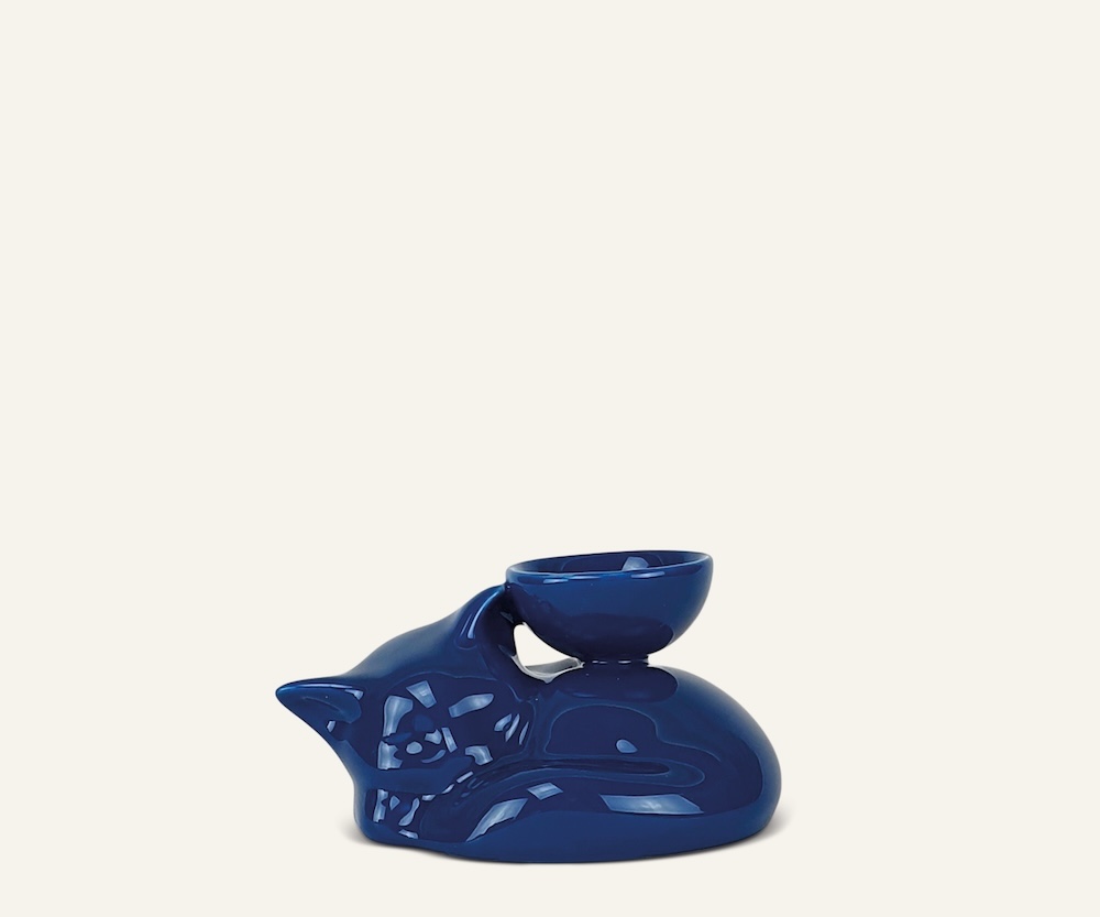 Gatti 1928 Luce Selvaggia Gattino statuetta ceramica