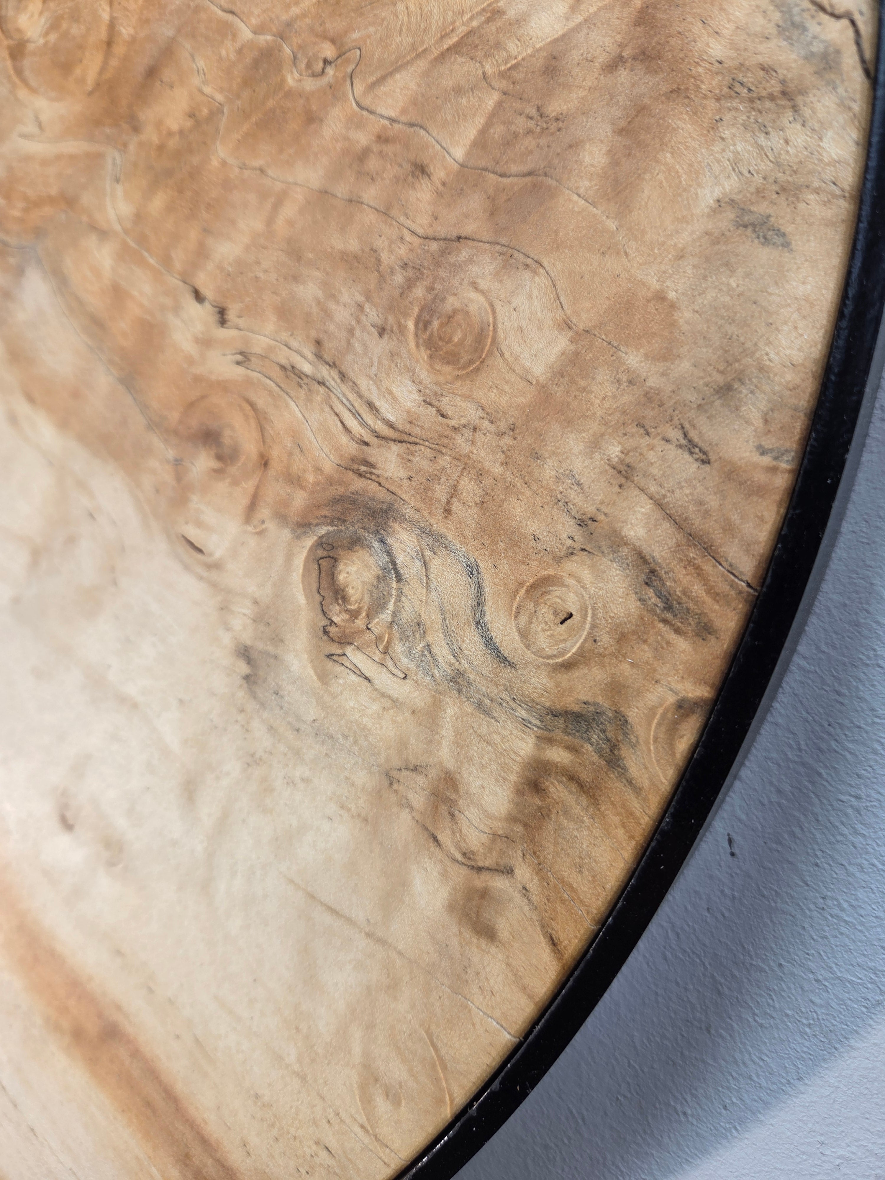 Il nido del picchio Orologio da parete in legno di acero orologio 50cm