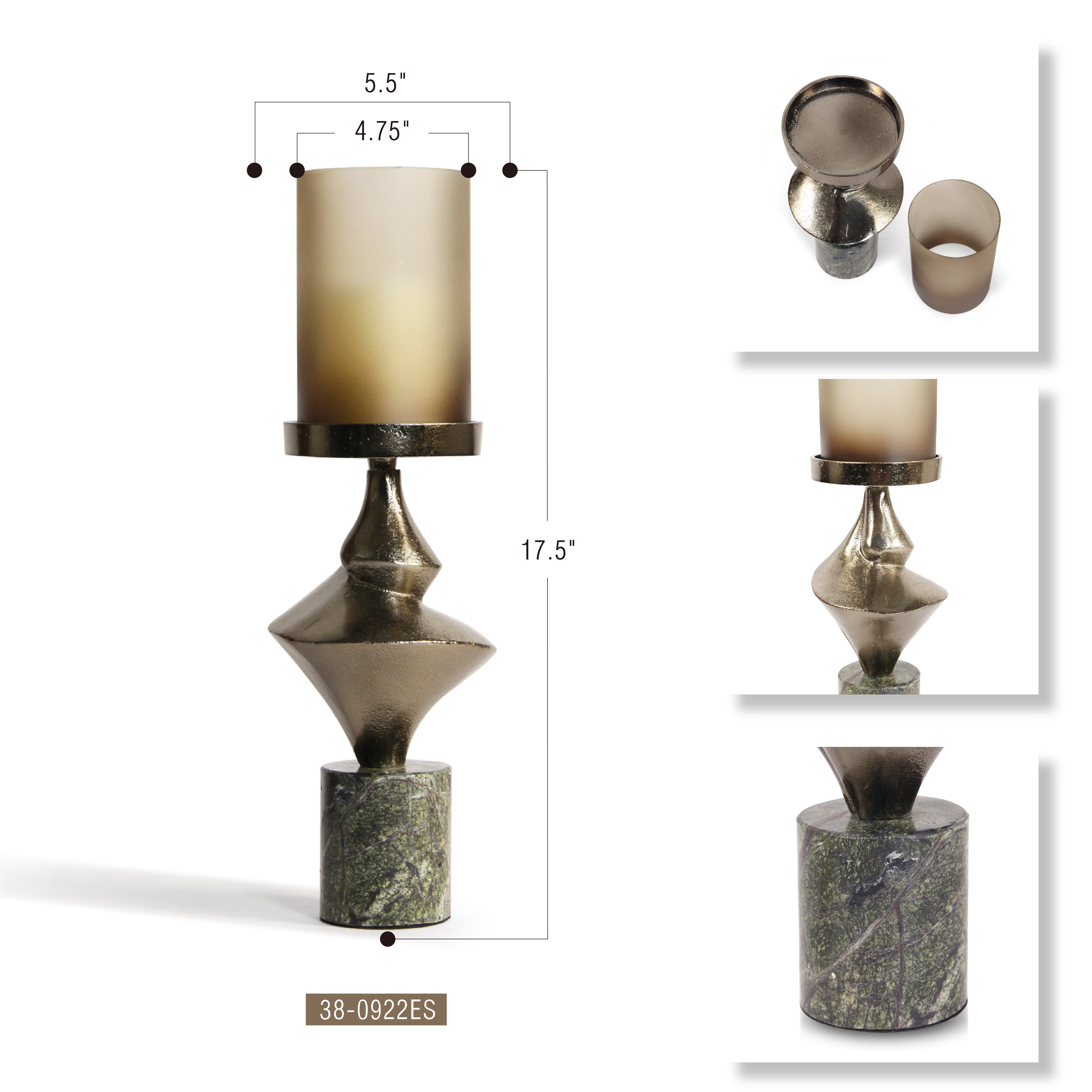 Galore Home Orralis 38-0922 portacandele espresso