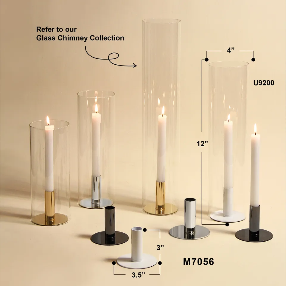 Galore Home Petite Pillar portacandele oro set 6 pezzi