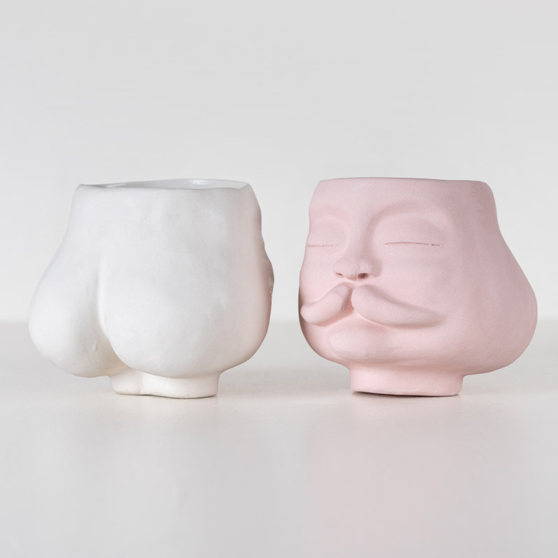 Atelier Alida Ceramiche Funny Vase Uomo vaso gres 1/101
