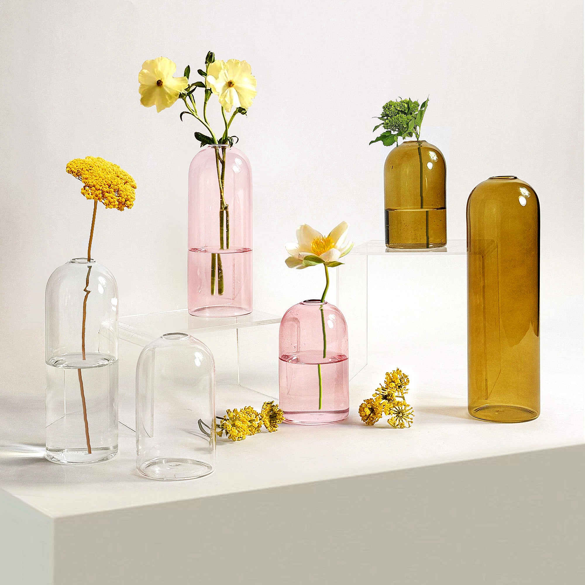 Galore Home Carafe Bud Vases U9066 vaso trasparente 36 pezzi