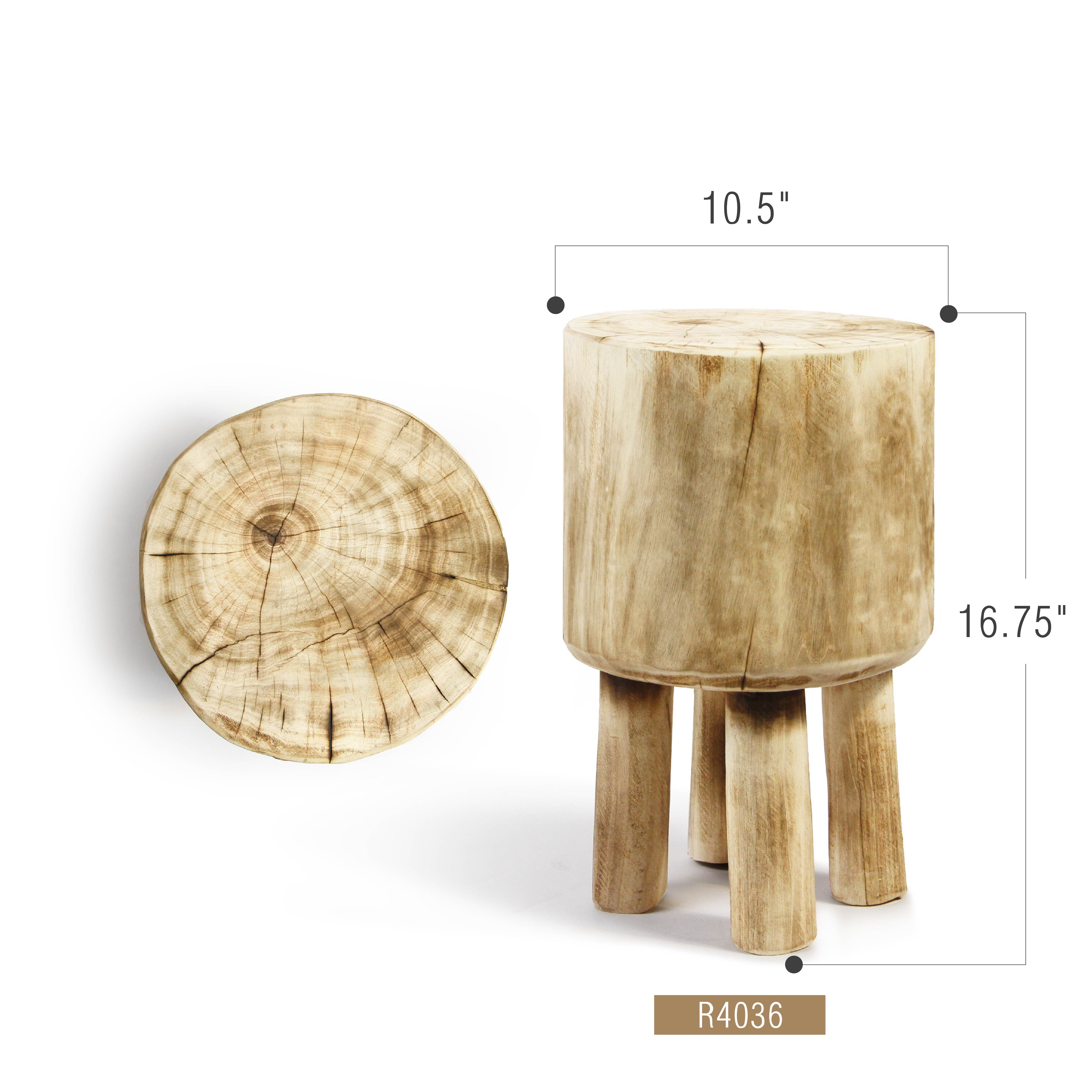 Galore Home Trunk R4036 tavolino legno paulonia naturale