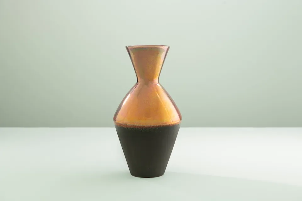 Ceramica Gatti 1928 Riflesso RM730N Luna vaso 37 cm riflessi