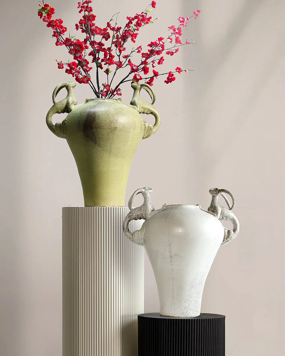 Galore Home Guardian vaso ceramica senape 46 cm