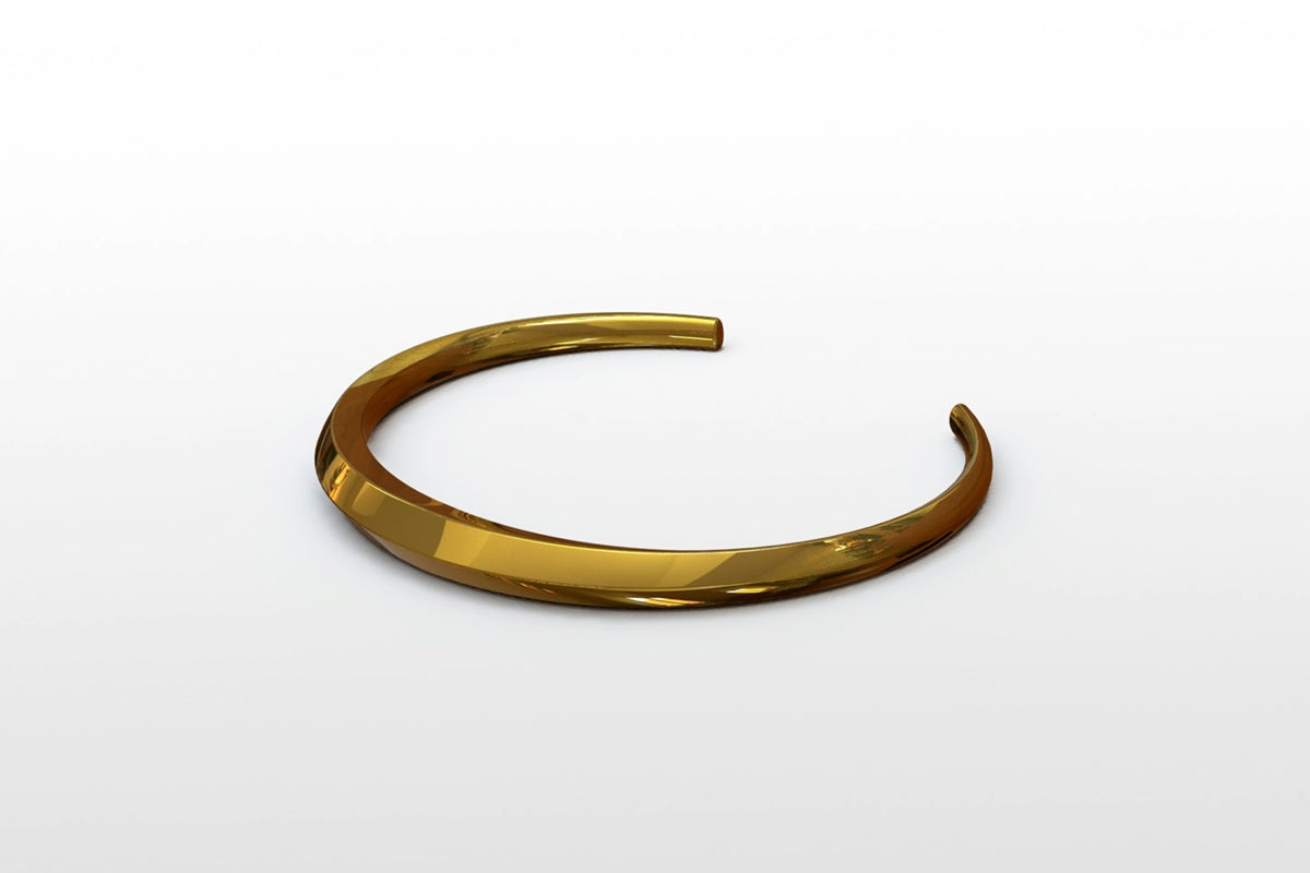 Cyrcus Design Lofting 2 bracciale acciaio oro