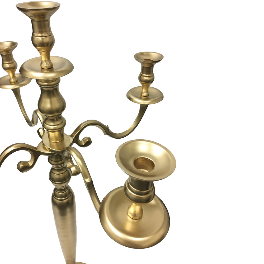 Galore Home 5 Bracci 3-1504 Candelabro Oro Small