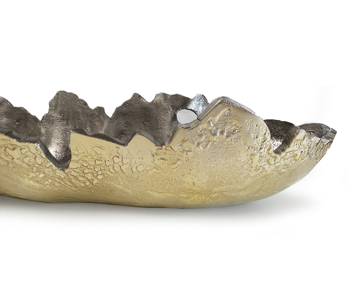 Galore Home Glacial 31706 Vassoio Oro Small