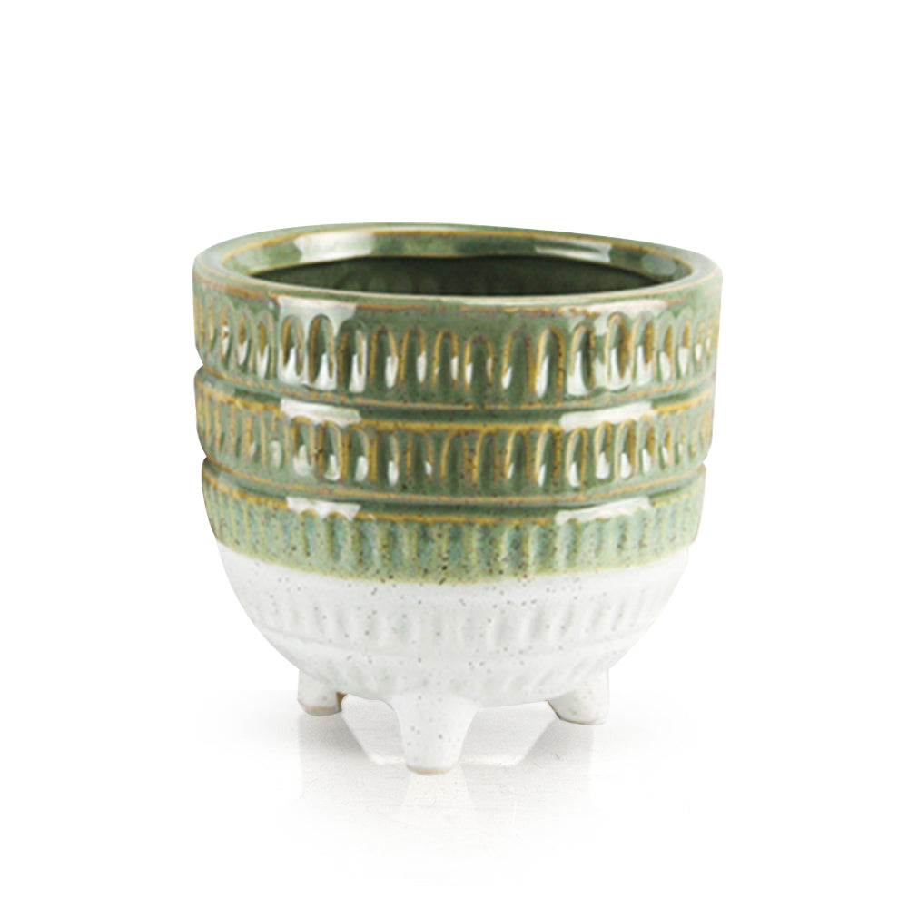 Galore Home Bohemian portavasi ceramica sabbia set 3 pezzi