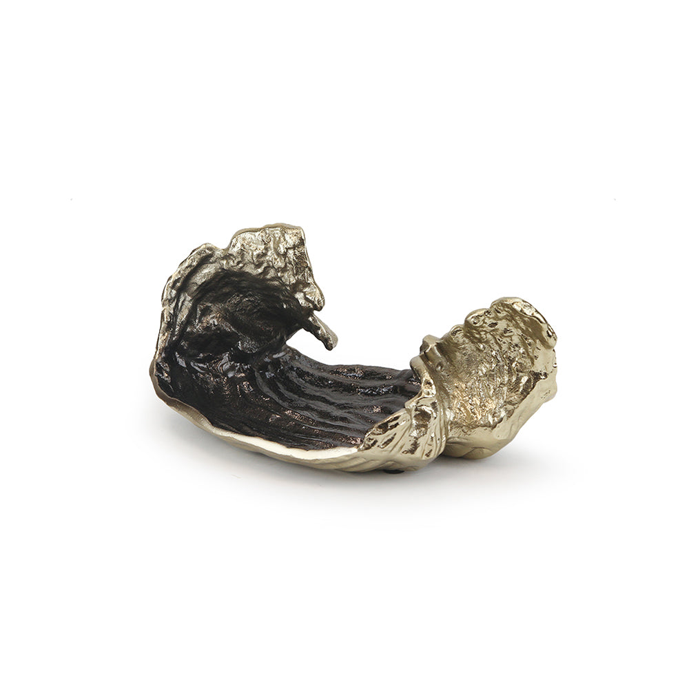 Galore Home Metal Platter vassoio scultura bronzo