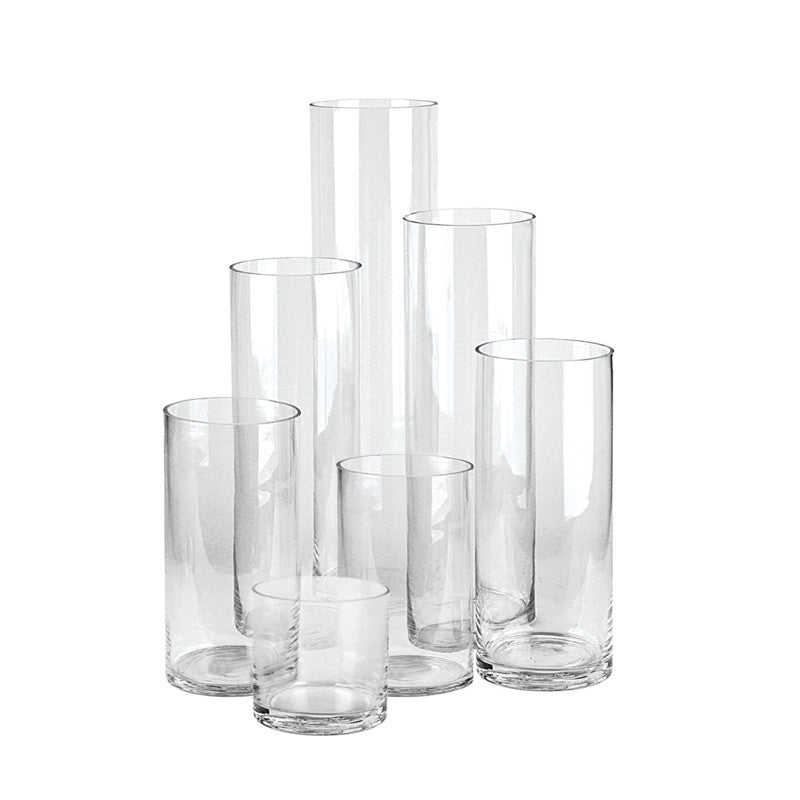 Galore Home U9372 vaso vetro cilindro 13cm set 12 pezzi